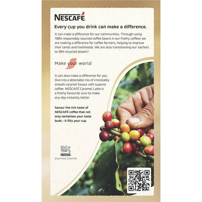 Nescafe Caramel Latte Coffee Sachets 10 Pack