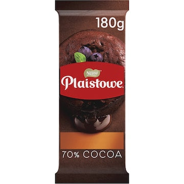 Nestle PLAISTOWE 70% Cocoa Baking Chocolate Block 180g