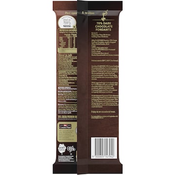 Nestle PLAISTOWE 70% Cocoa Baking Chocolate Block 180g