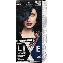 Schwarzkopf Live 1-1 Blue Black Permanent Hair Dye each