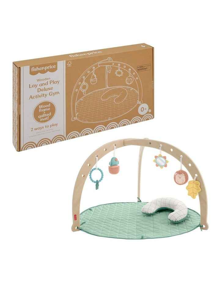 Wooden Lay and Play Deluxe Activity Gym
