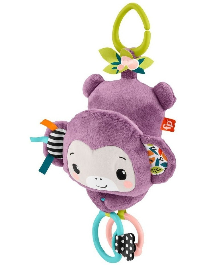 Sing And Go Purple Monkey Plush