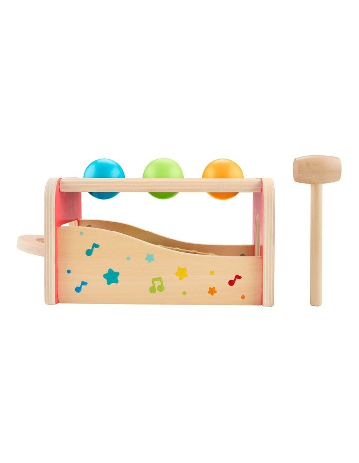 Wooden Pound And Tap Bench Xylophone