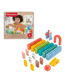 Wooden Domino Run Playset