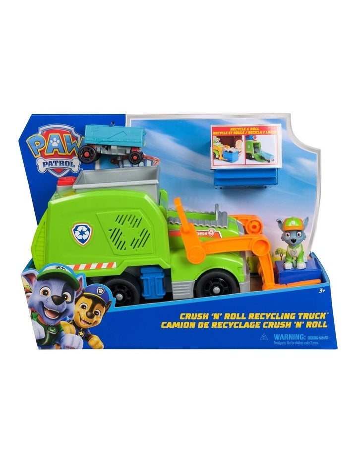 Sustainable Crush n' Roll Recycling Truck