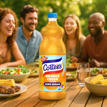 Cottee's Zero Sugar Orange Cordial Orange Crush Sugar Free 1L