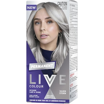 Schwarzkopf Live Silver Storm Permanent Hair Dye each