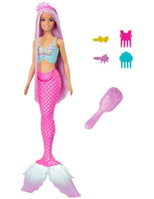 Mermaid Doll with Long Fantasy Hair and Accessories 18cm