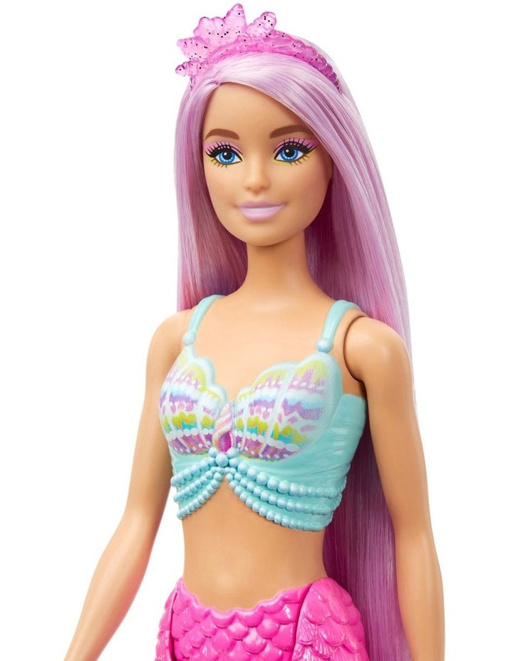 Mermaid Doll with Long Fantasy Hair and Accessories 18cm