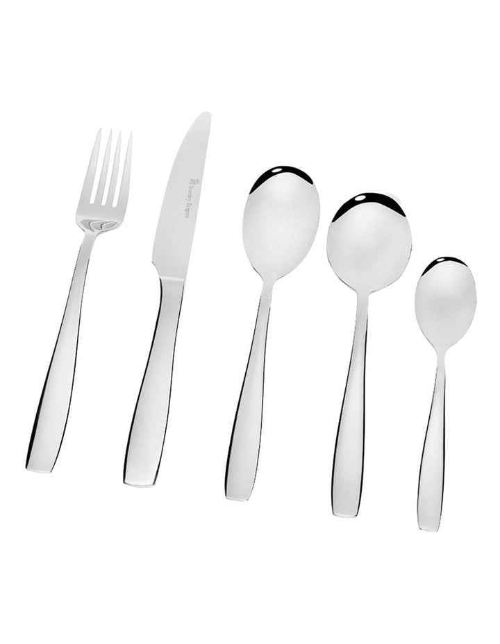 Amsterdam Cutlery Set 40 Piece in Silver