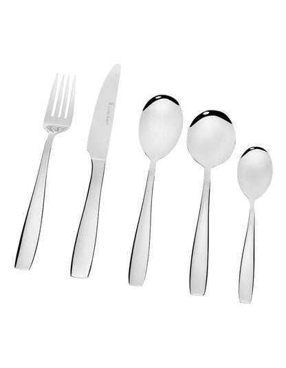 Amsterdam Cutlery Set 40 Piece in Silver