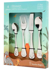 Children's Cutlery 4 Piece Set - Dinosaurs