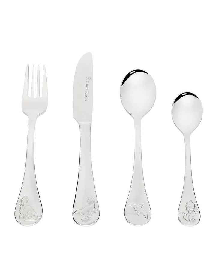 Children's Cutlery 4 Piece Set - Dinosaurs