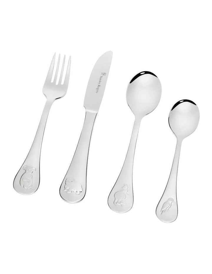 Children's Cutlery 4 Piece Set - Australian Animals