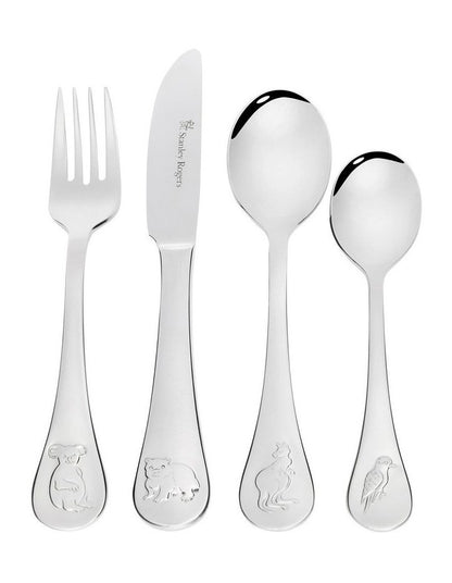 Children's Cutlery 4 Piece Set - Australian Animals