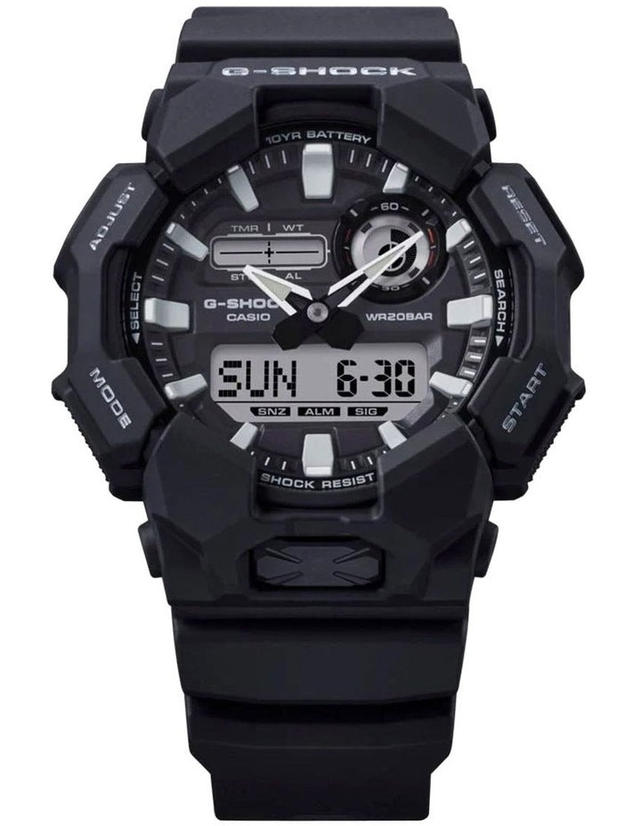 GA010-1A Digital Watch in Black