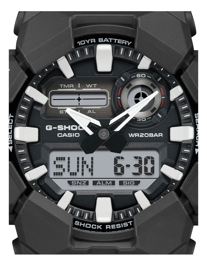 GA010-1A Digital Watch in Black