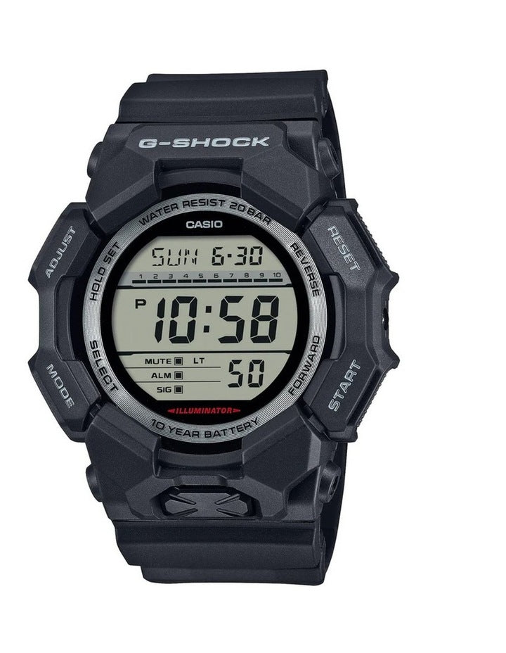 GD010-1D Digital Watch in Black