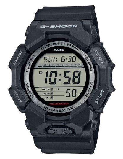 GD010-1D Digital Watch in Black
