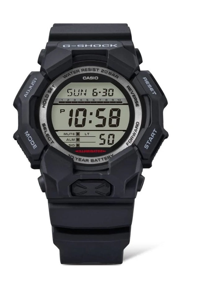 GD010-1D Digital Watch in Black