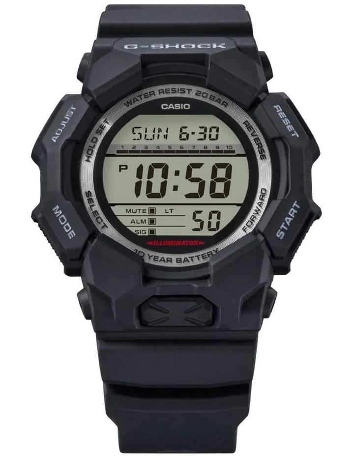 GD010-1D Digital Watch in Black
