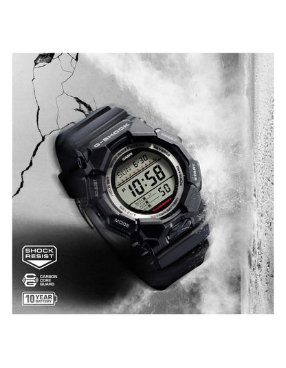 GD010-1D Digital Watch in Black