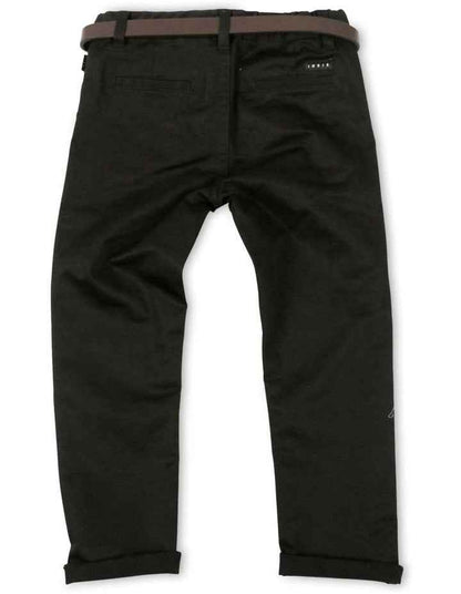 Cuba Stretch Chino (8-16 Years) in Black
