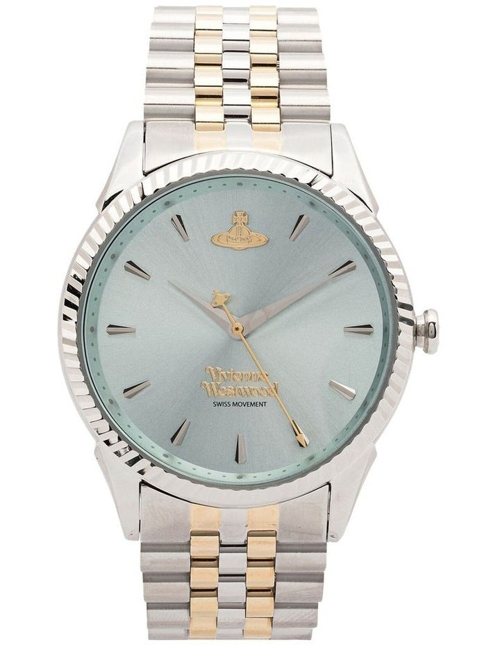 Seymore Dial Strap Watch in Two Tone