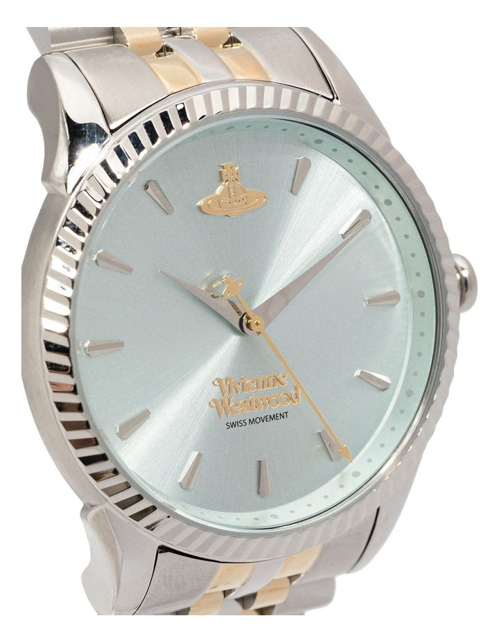 Seymore Dial Strap Watch in Two Tone