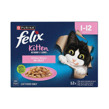 FELIX AS GOOD AS IT LOOKS KITTEN MENU CAT FOOD 12X85GRAM
