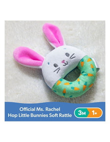 Hop Little Bunnies Soft Rattle