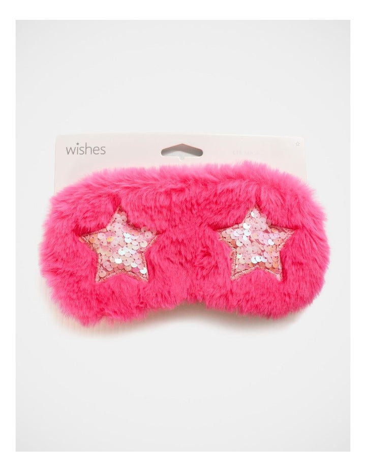 Wishes Sequin Star Eye Mask in Multi