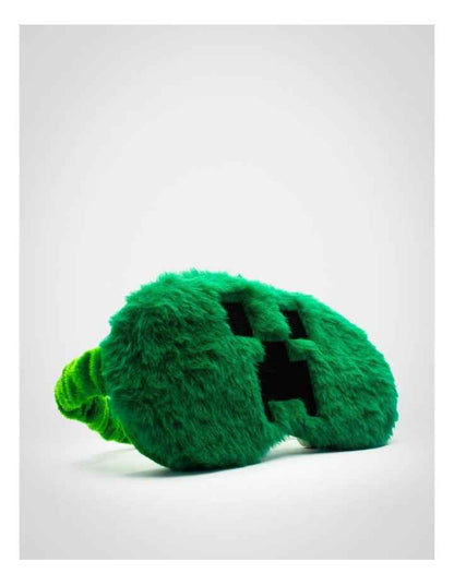 Creeper Fur Eye Mask in Green