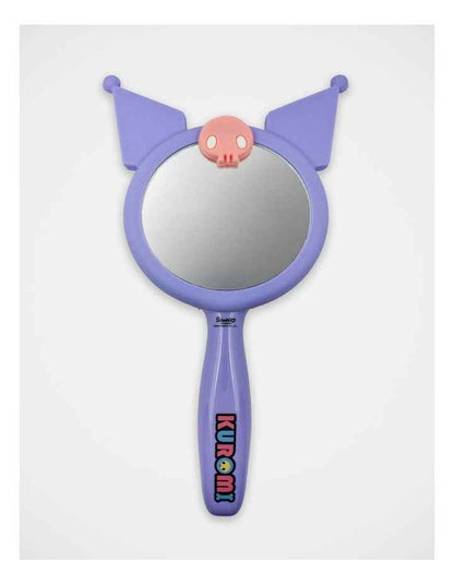 Kuromi Mirror Hairbrush in Purple