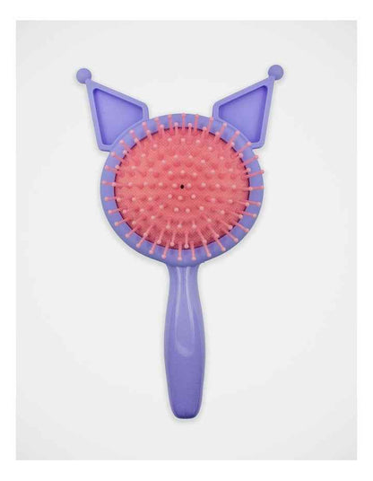 Kuromi Mirror Hairbrush in Purple