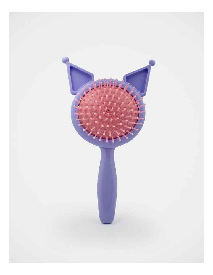 Kuromi Mirror Hairbrush in Purple