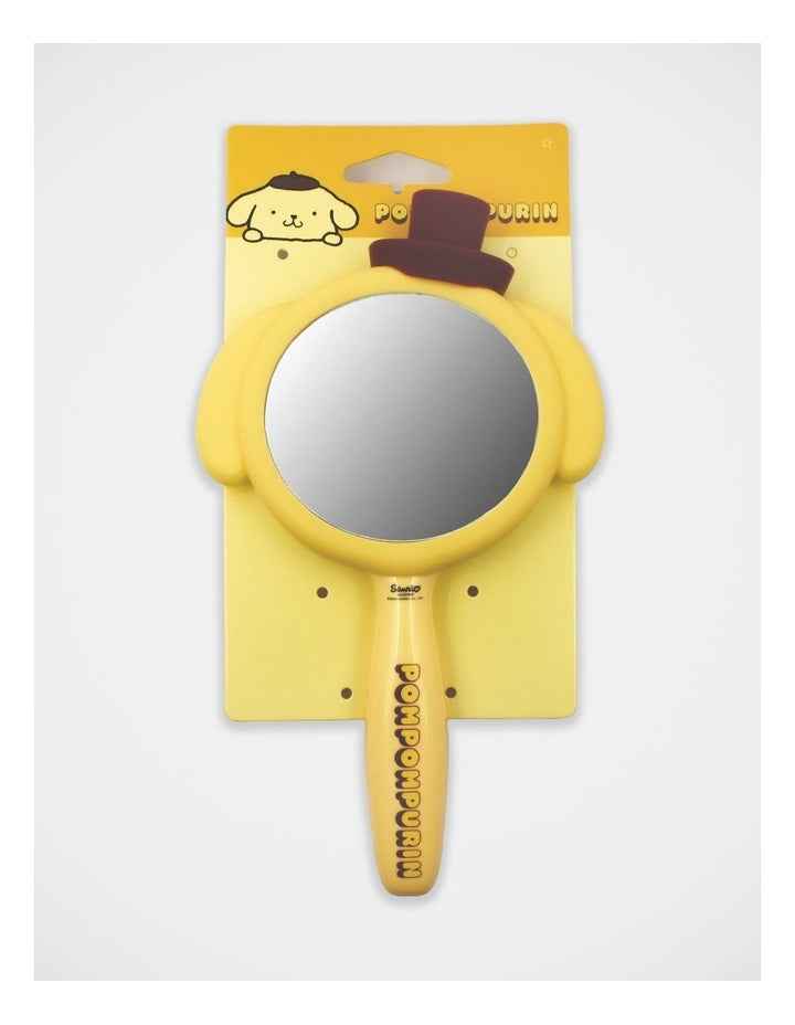 Pompompurin Mirror Hairbrush in Yellow