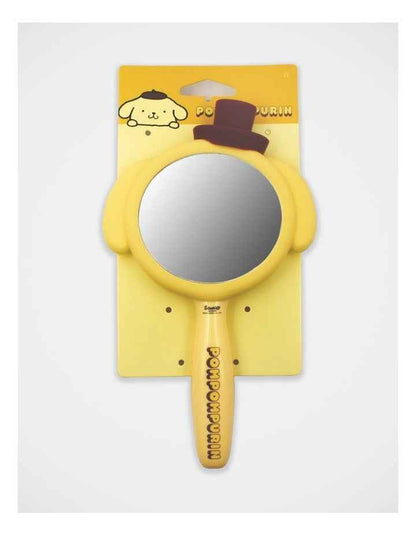 Pompompurin Mirror Hairbrush in Yellow