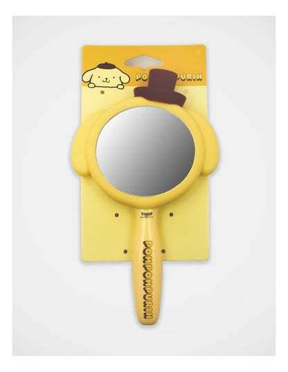 Pompompurin Mirror Hairbrush in Yellow