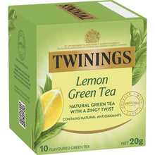 Twinings Green Tea & Lemon Tea Bags 10 Pack