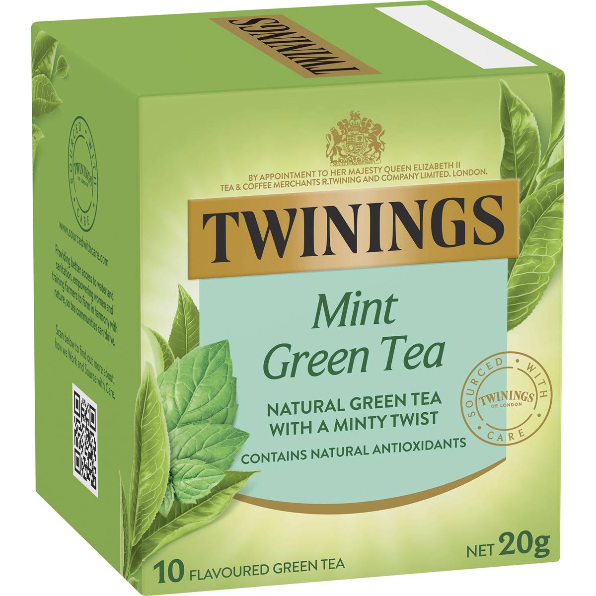 Twinings Green Tea & Mint Tea Bags 10 Pack