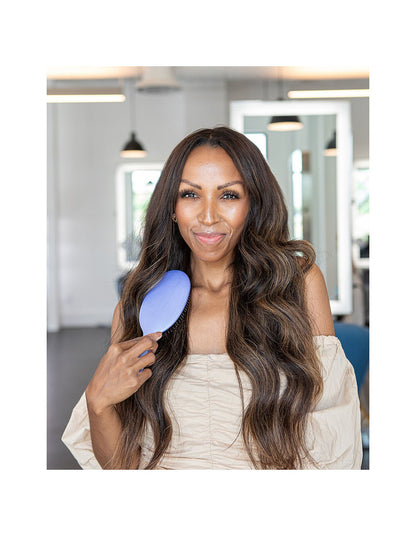 Luxury Mixed Bristle Brush - Lavender