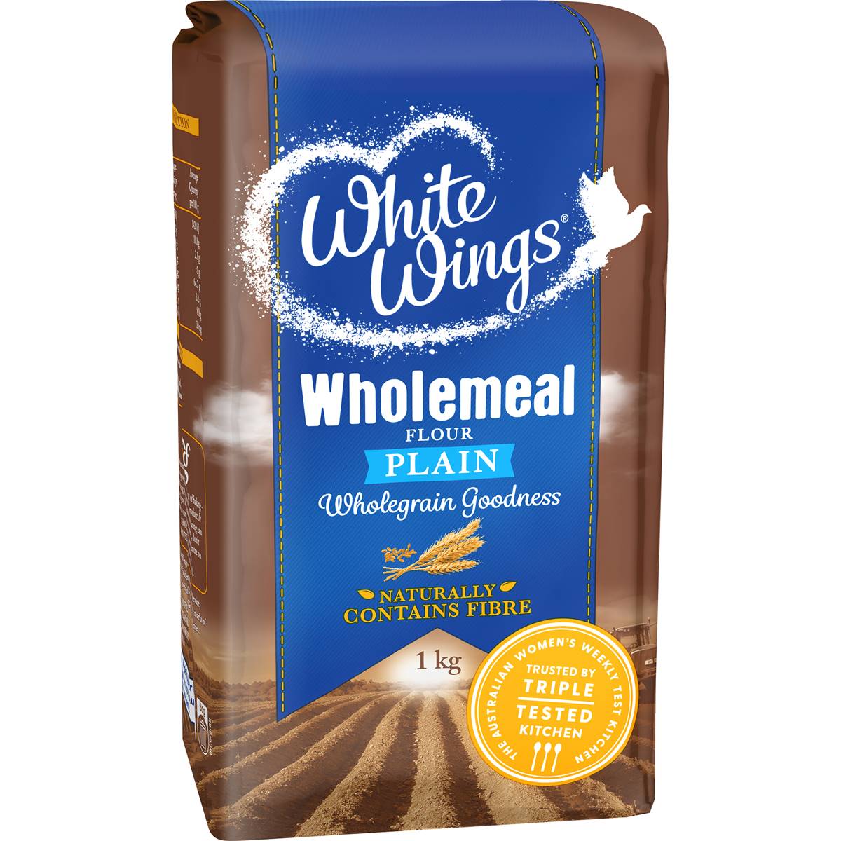 White Wings Plain Flour Wholemeal 1kg