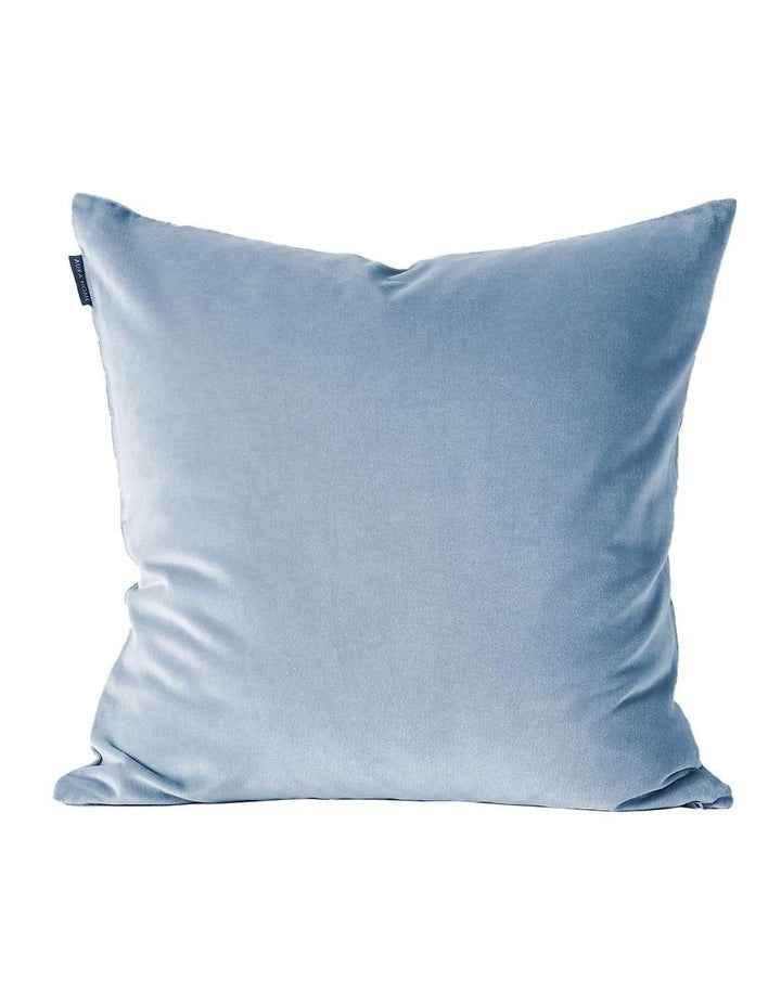 Luxury Velvet Cushion in Powder Blue