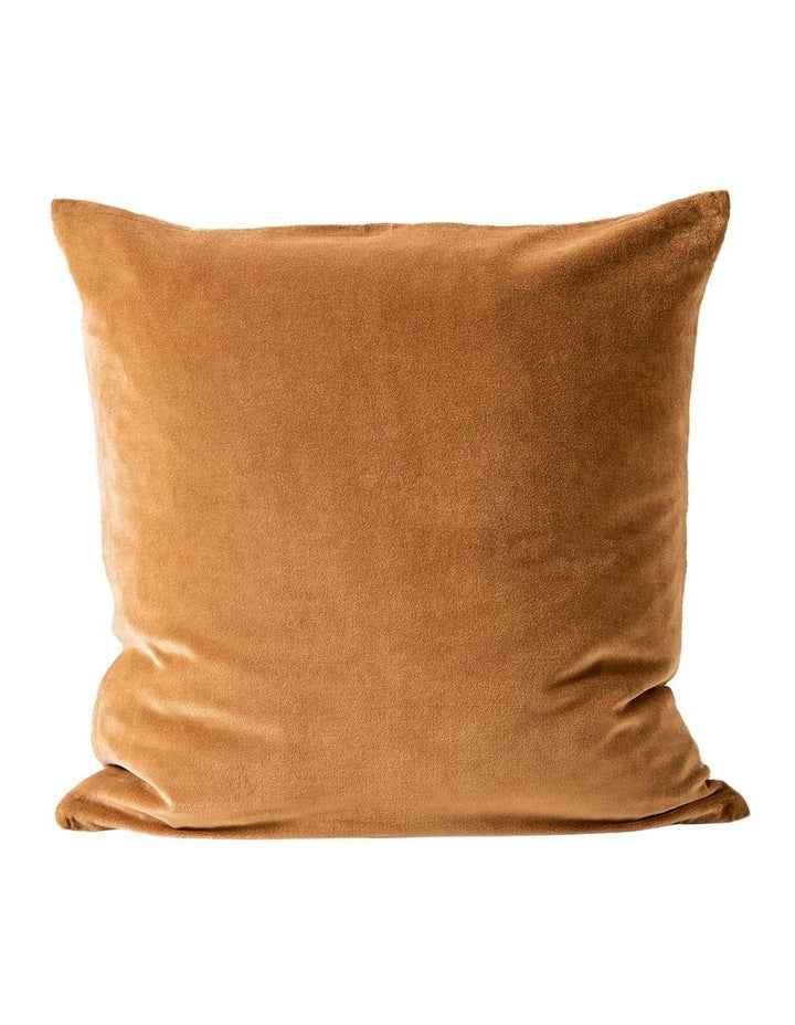 Luxury Velvet Cushion in Maple