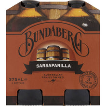 Bundaberg Sarsaparilla 375ml x4 Pack