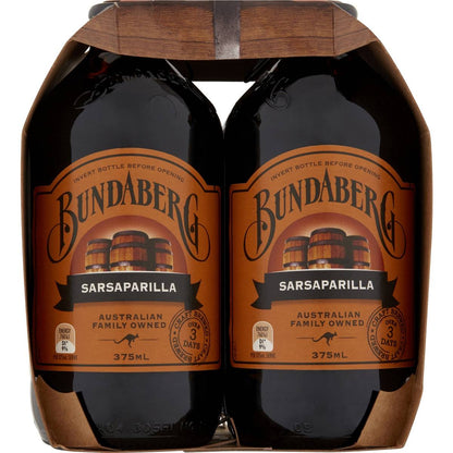 Bundaberg Sarsaparilla 375ml x4 Pack