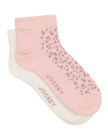 Circulation Pattern Anklet Socks 2 Pack in Multi