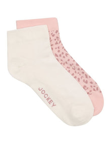 Circulation Pattern Anklet Socks 2 Pack in Multi