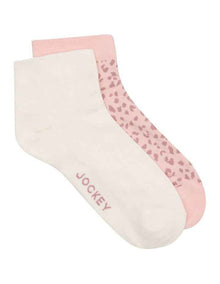 Circulation Pattern Anklet Socks 2 Pack in Multi
